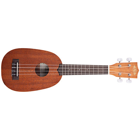 Kala Satin Mahogany Pineapple Soprano + Housse