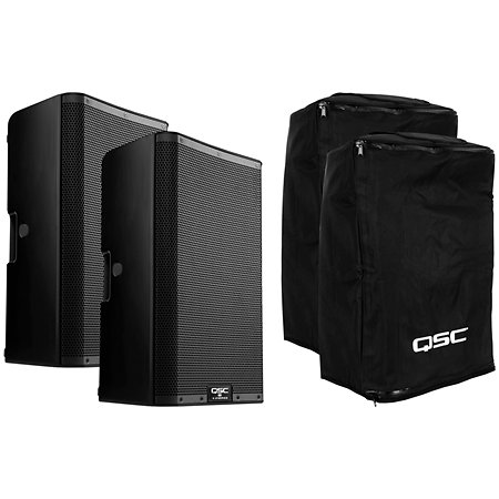 QSC Pack K10.2 + Outdoor Cover (la paire)