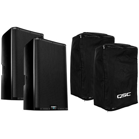 QSC Pack K12.2 + Outdoor Cover (la paire)