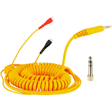 Cable HD 25 DeLuxe Spiral 3,5 m Jaune Zomo