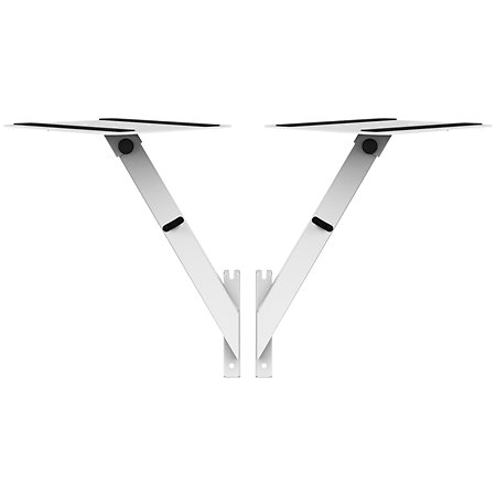 Humpter Cube Side Shelves 45 White