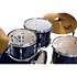 Roadshow Rock 22" Royal Blue Metallic + 3 cymbales Sabian Solar Pearl