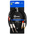 Câble bretelle Jack mâle mono - RCA mâle 1.5m Touring Plugger