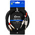 Câble bretelle Jack mâle mono - RCA mâle 3m Touring Plugger