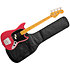 American Professional Classic Mustang Bass Split Single MN Faded Dakota Red + Housse Fender
