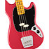 American Professional Classic Mustang Bass Split Single MN Faded Dakota Red + Housse Fender