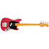 American Professional Classic Mustang Bass Split Single MN Faded Dakota Red + Housse Fender