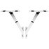 Cube Side Shelves 90 White Humpter