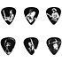 JH-PT06M Jimi Hendrix Silver Portrait Medium Boîte de 6 Dunlop