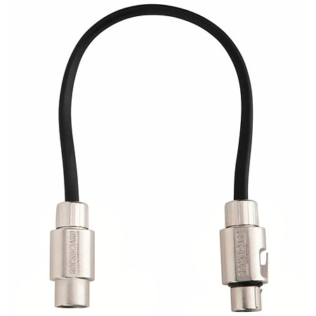 Câble patch XLR 30 cm Black Rockboard