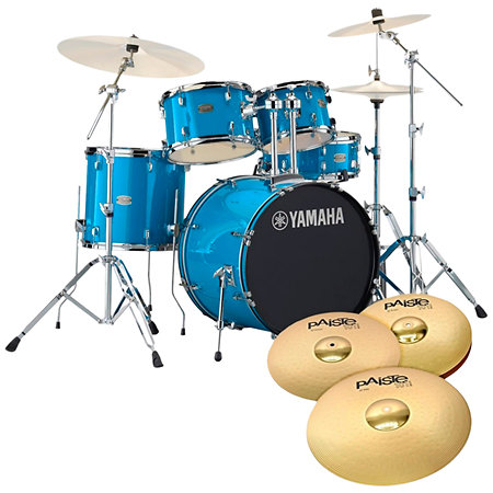 Set Rydeen 22" Sky Blue + Hardware + Cymbales Yamaha