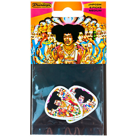 Dunlop JHP02M Jimi Hendrix Bold As Love Sachet de 6