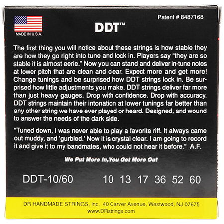 DDT Big Heavier 10-60 DR Strings