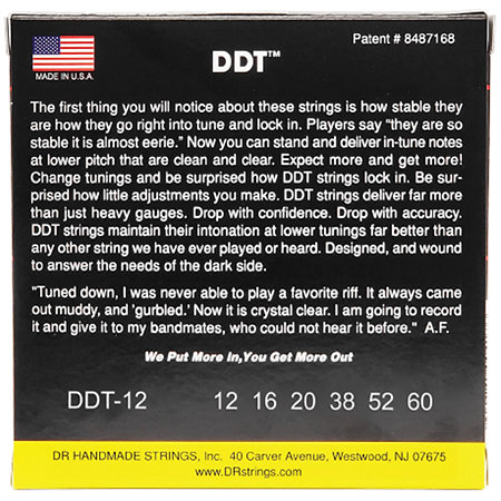 DDT Extra Heavy 12-60 DR Strings