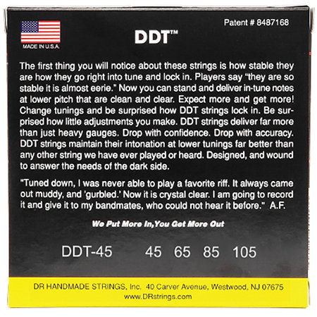 DDT Basse Medium 45-105 DR Strings