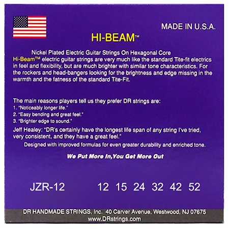 Hi-Beam Extra Heavy 12-52 DR Strings