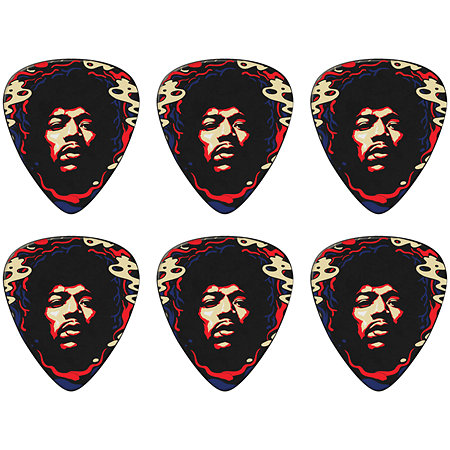 Dunlop JHP15HV Jimi Hendrix '69 Psych Series Star Haze Heavy Sachet de 6