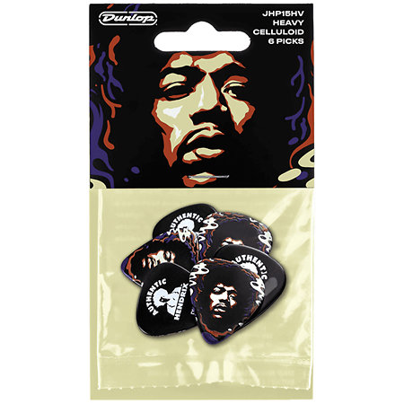 JHP15HV Jimi Hendrix '69 Psych Series Star Haze Heavy Sachet de 6 Dunlop