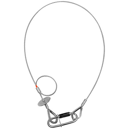 Showgear Safety Cable 3 mm - BGV-C1 Argent