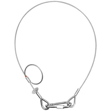 Showgear Safety Cable 5 mm - BGV-C1 Saveking 100 cm