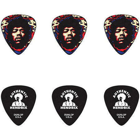 Dunlop JHPT15H Jimi Hendrix Star Haze Boîte de 6