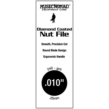 MN650 Lime diamantée .010 pouces MusicNomad