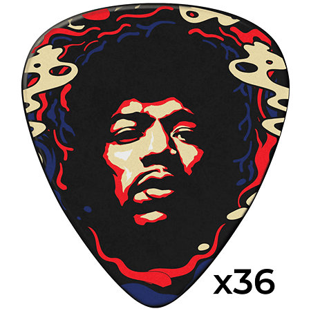 JHR15HV Jimi Hendrix Star Sachet de 36 Dunlop