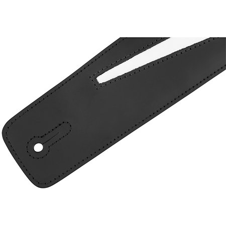DM2-BLK Leather Deluxe Lightning Bolt Black Levy s