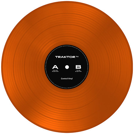 Native Instruments Traktor Control Vinyl Orange Transparent