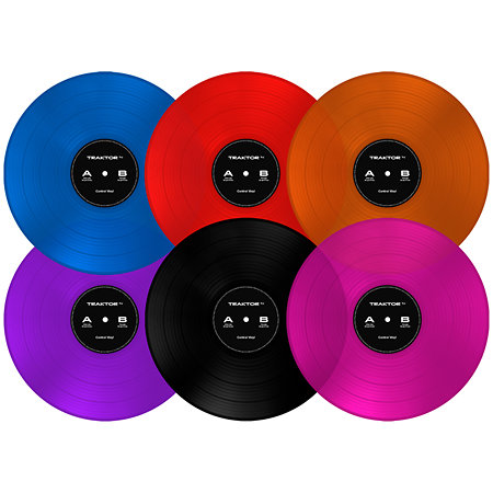 Traktor Control Vinyl Orange Transparent Native Instruments