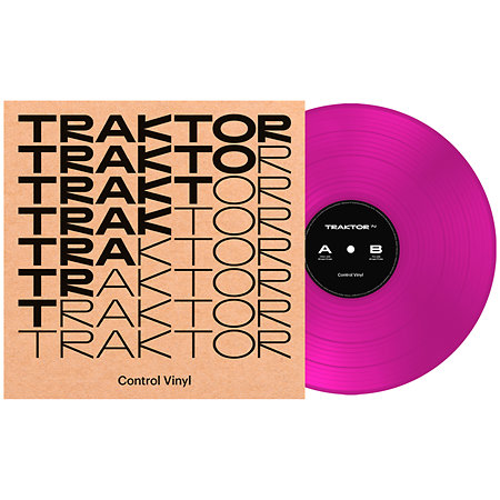 Native Instruments Traktor Control Vinyl Neon Pink Transparent