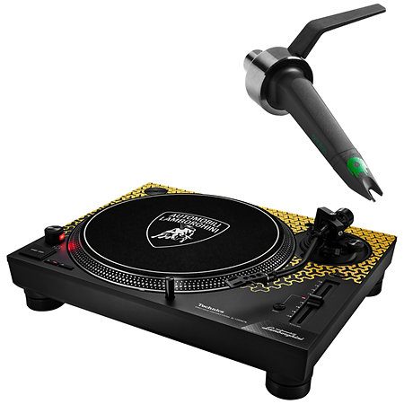 Technics Pack SL-1200M7PEY Yellow Edition Lamborghini + Concorde MKII Mix