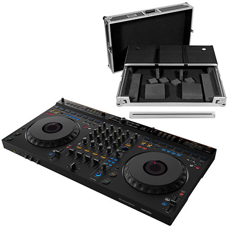 Pioneer DJ Pack DDJ-GRV6 + Flight Case Silver