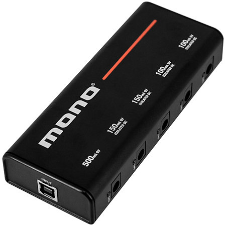 Mono PFX-PS-S-BLK 5 sorties + USB