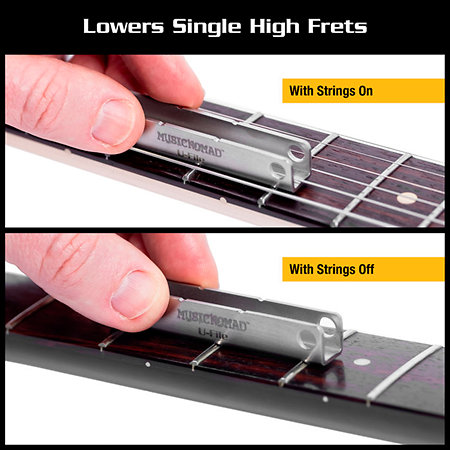 MN813 Fret Leveler Lot de 3 MusicNomad