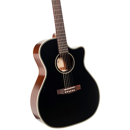 Essence-GA4 Top Noir Semi-brillant Cort