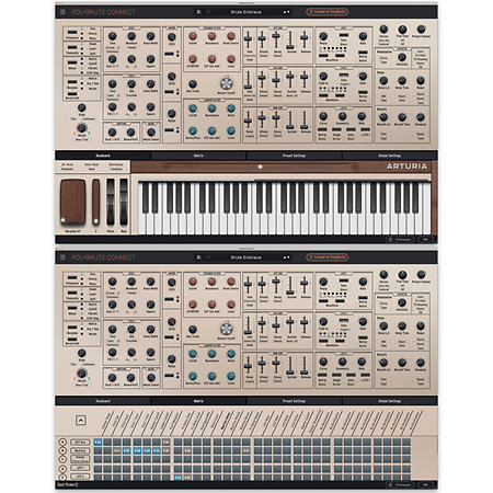 Pack PolyBrute 12 + Stand Bois Keylab 88 mkII Arturia