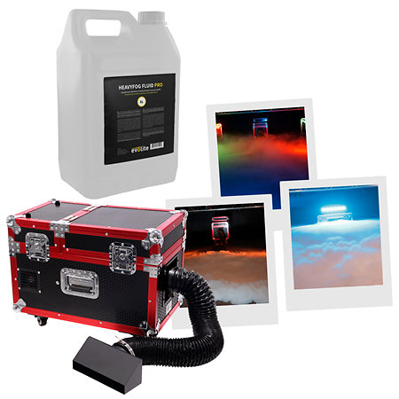 Evolite Pack HeavyFog 2000c + HeavyFog Fluid PRO 5L