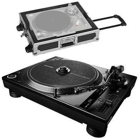 Pioneer DJ Pack PLX-CRSS12 + Turntable Trolley Silver