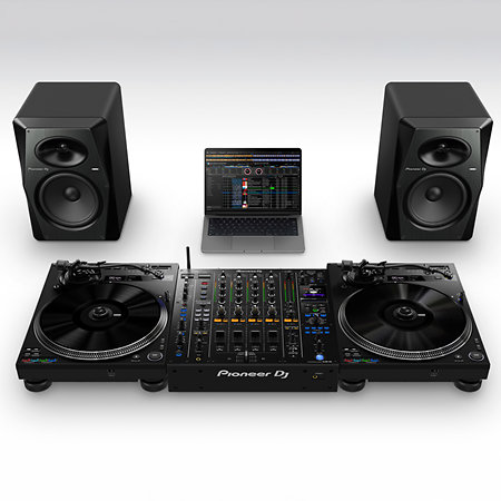 Pack PLX-CRSS12 + Turntable Trolley Silver Pioneer DJ