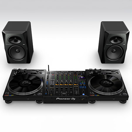 Pack PLX-CRSS12 + Turntable Trolley Silver Pioneer DJ