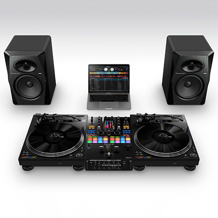 Pioneer DJ Pack PLX-CRSS12 + Turntable Trolley Black