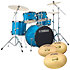 Set Rydeen 22" Sky Blue + Hardware + Cymbales Yamaha