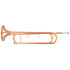 FTPC91-R Trompette de Cavalerie Mib Cuivre Rose + Housse SML Paris