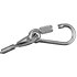 Safety cable 6 mm - BGV-C1 - 100 cm Argent Showgear