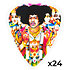 JHR02M Jimi Hendrix Bold as Love Sachet de 24 Dunlop