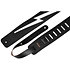 DM2-BLK Leather Deluxe Lightning Bolt Black Levy s