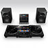 Pack PLX-CRSS12 + Turntable Trolley Silver Pioneer DJ