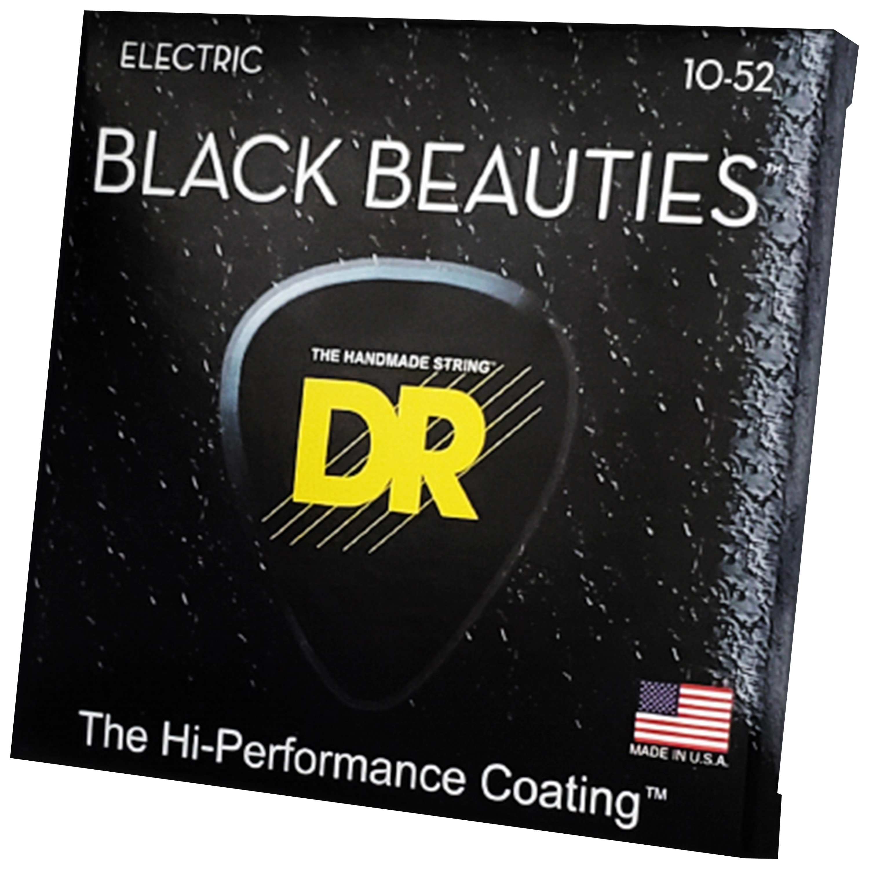 DR Strings Black Beauties Big Heavy 10-52 - Cordes guitare SonoVente.com