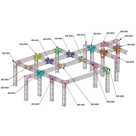 ASD SX 39150 Structure triangulaire 390mm x 1,50m